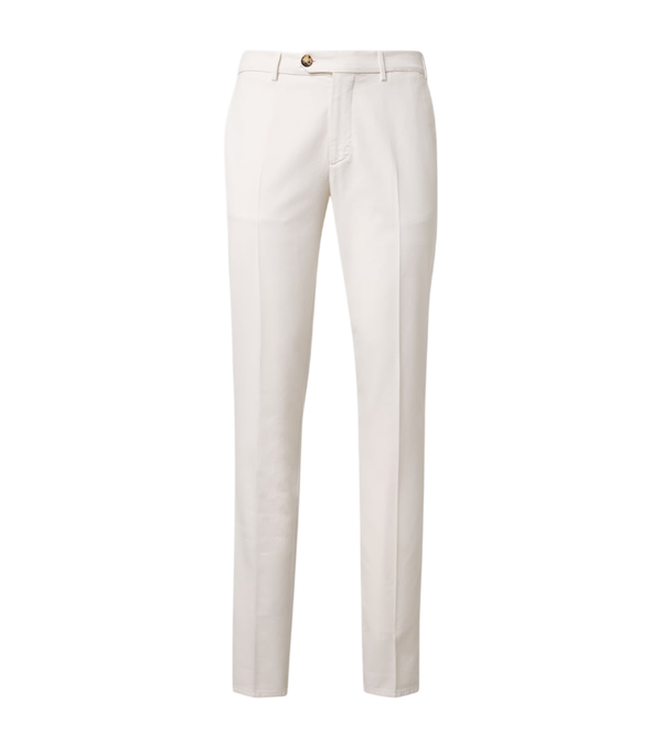 Brunello Cucinelli Cotton gabardine slim pants
