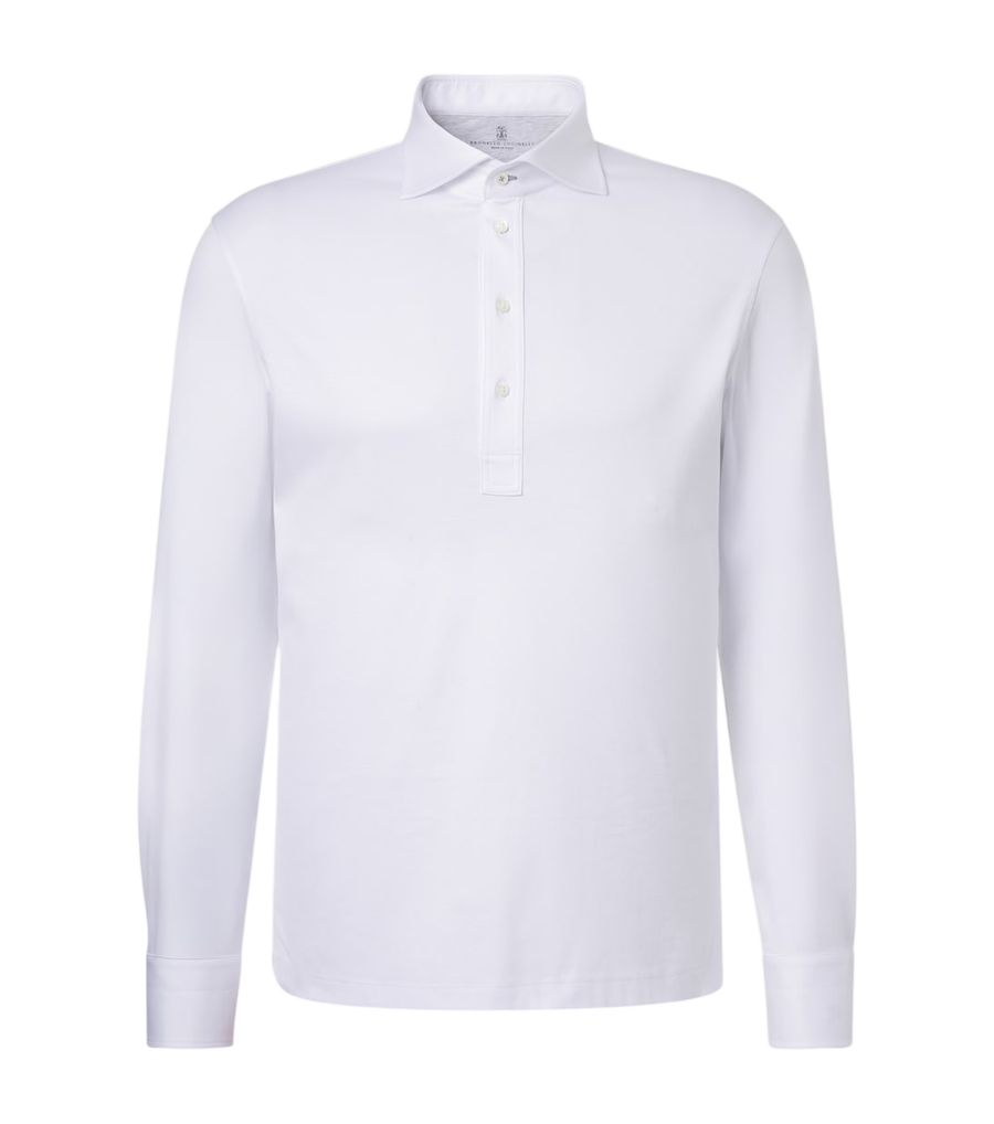 Brunello Cucinelli Cotton jersey polo shirt