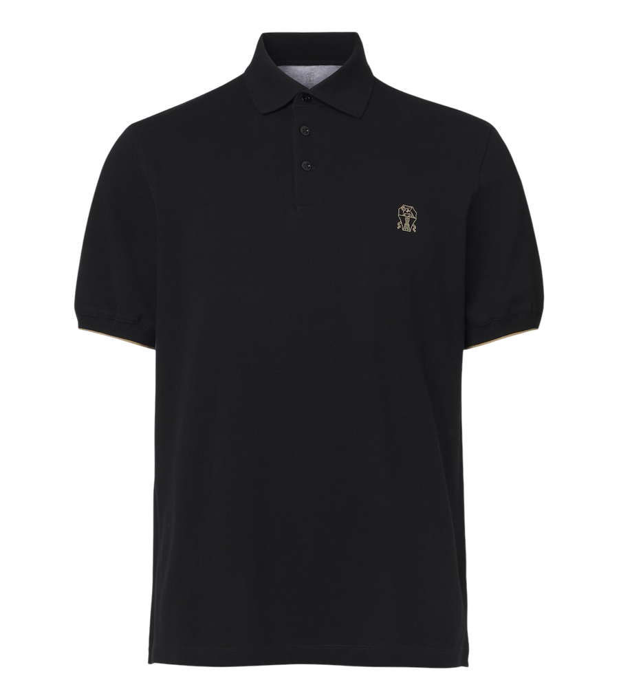 Brunello Cucinelli Cotton piqué polo shirt