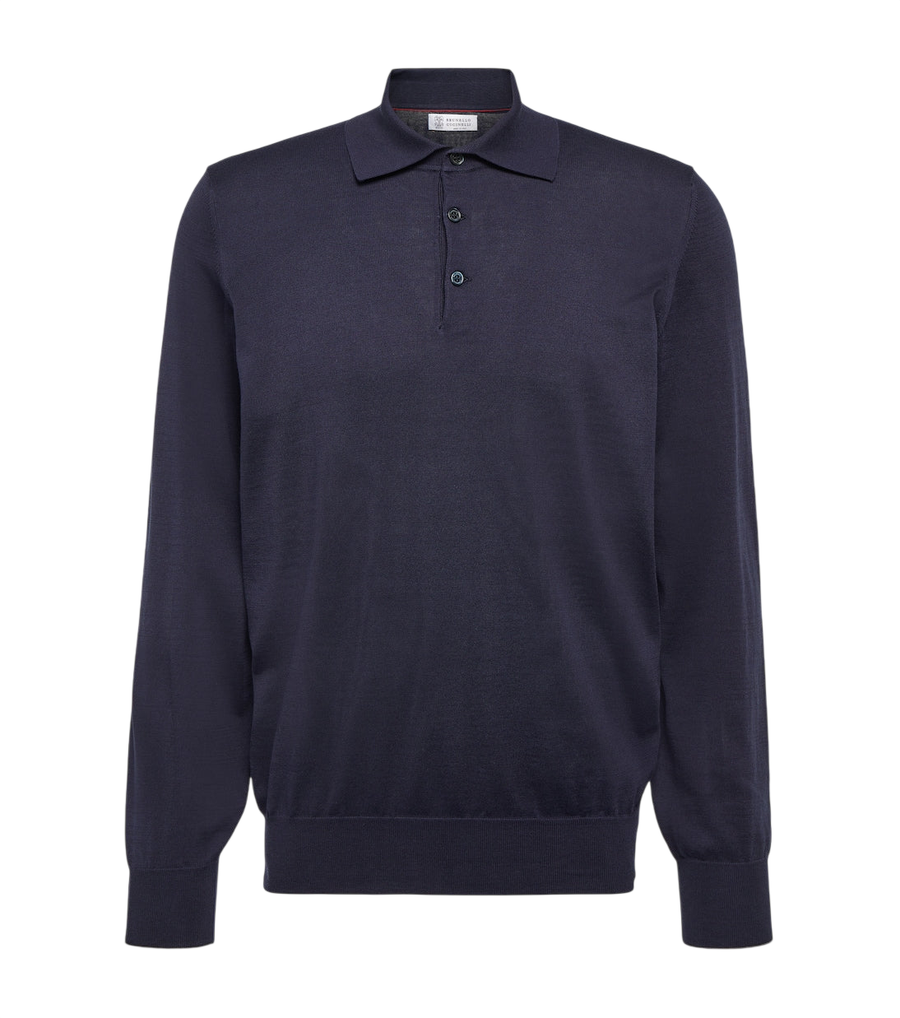 Brunello Cucinelli Cotton polo sweater
