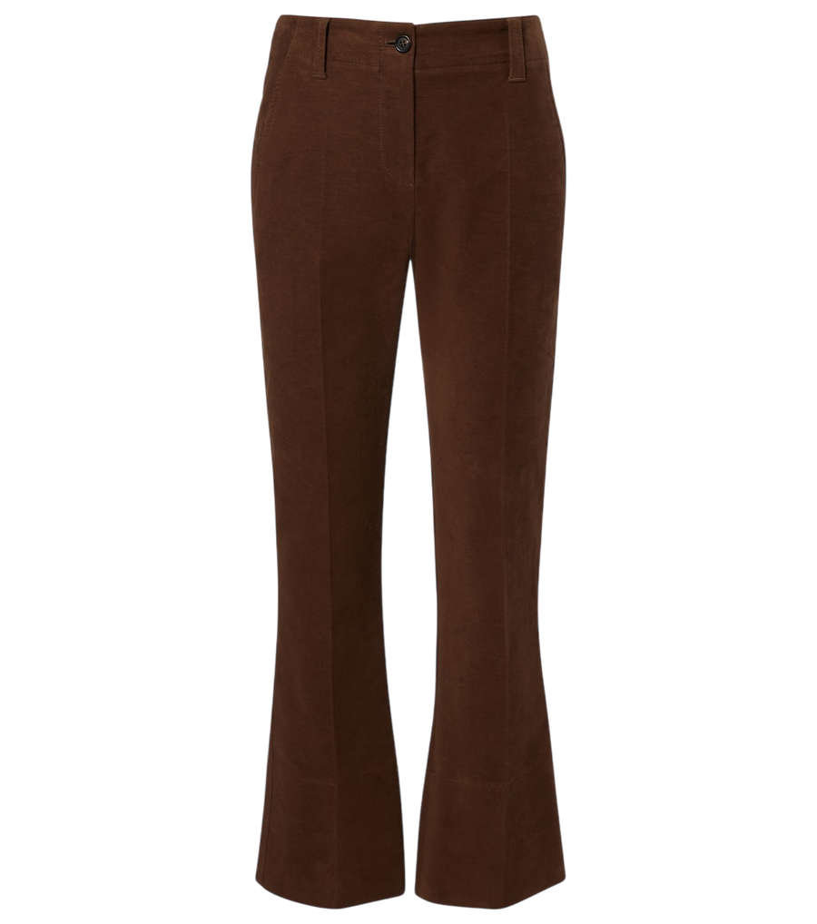 Brunello Cucinelli Cropped cotton flared pants