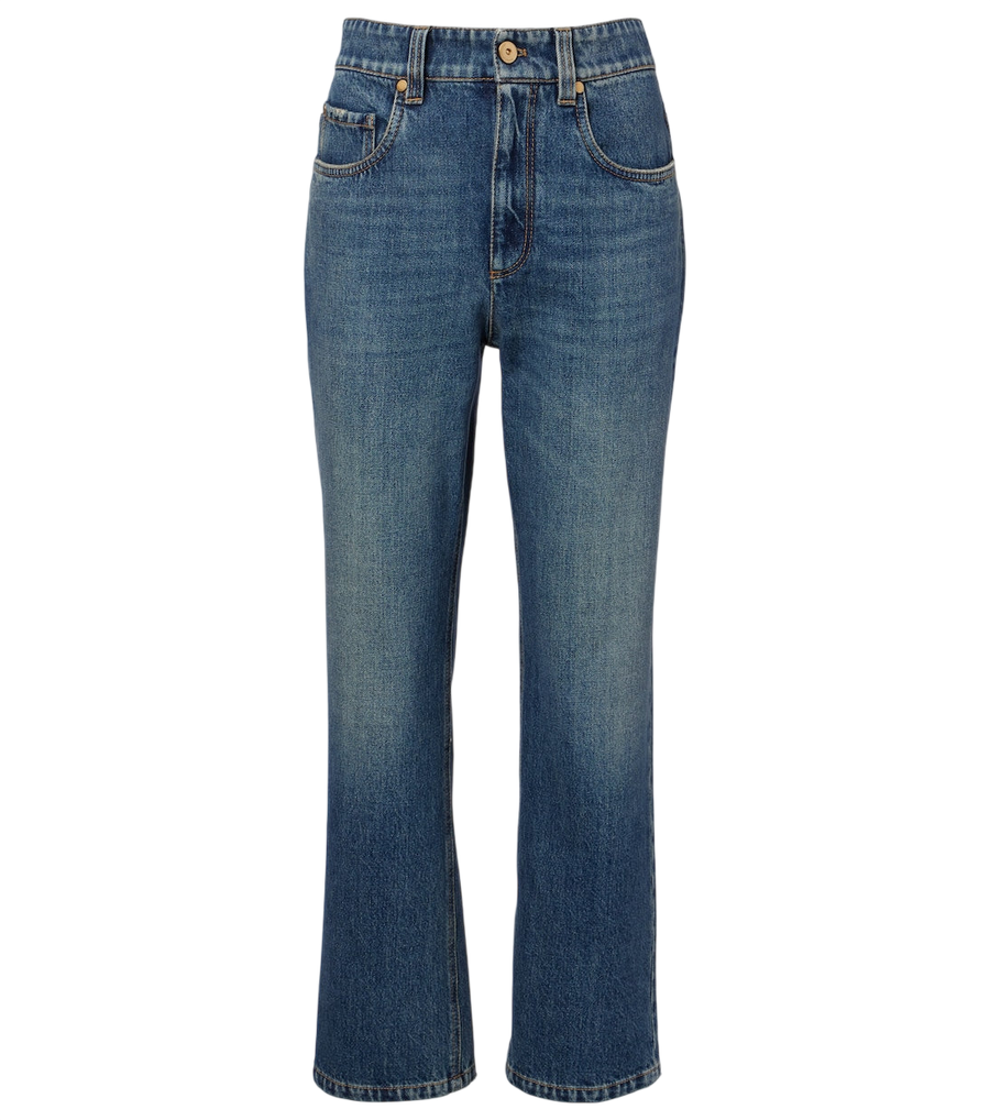 Brunello Cucinelli Cropped straight jeans
