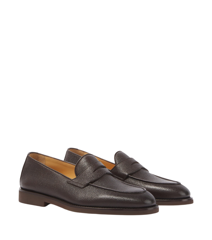 Brunello Cucinelli Leather penny loafers