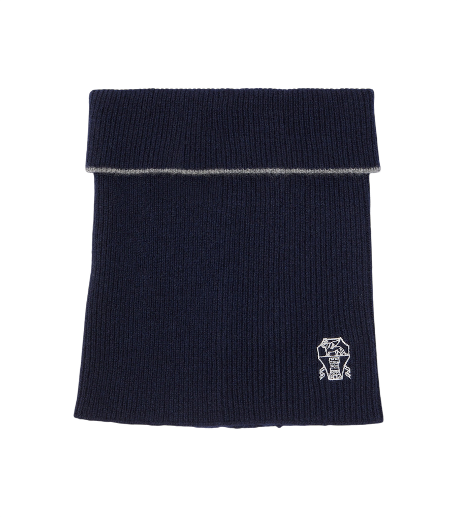 Brunello Cucinelli Logo cashmere snood