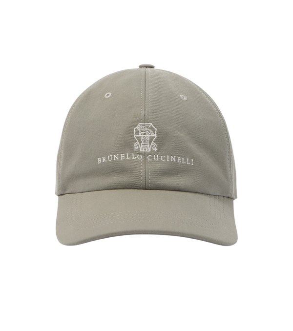 Brunello Cucinelli Cappellino da baseball in cotone con logo