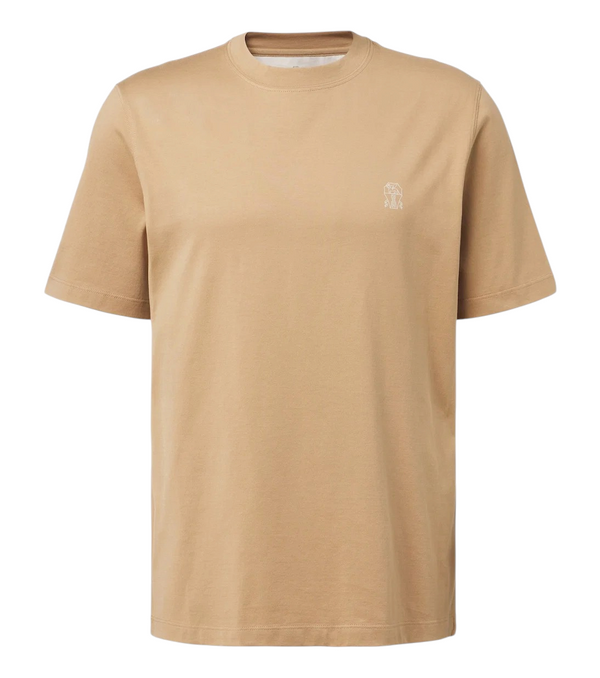 Brunello Cucinelli Logo cotton jersey T-shirt