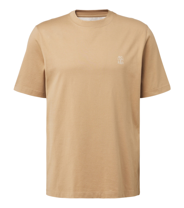 Brunello Cucinelli Logo cotton jersey T-shirt