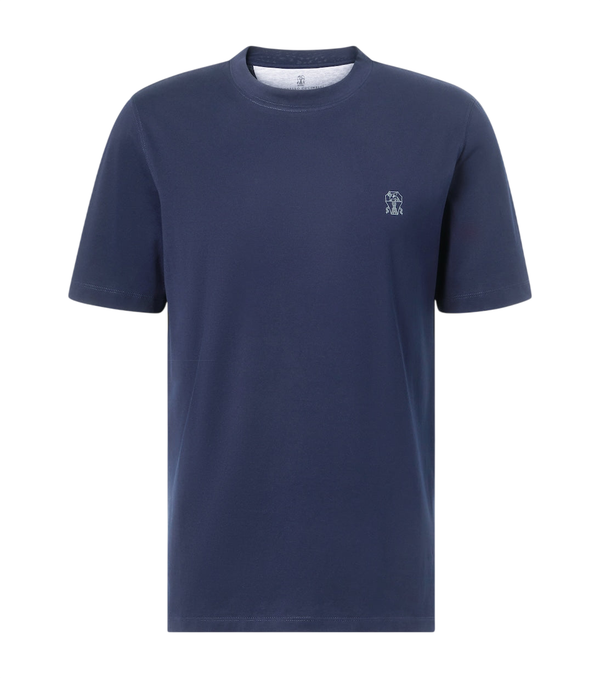 Brunello Cucinelli Logo cotton jersey T-shirt