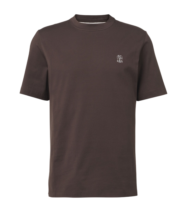 Brunello Cucinelli Logo cotton jersey T-shirt