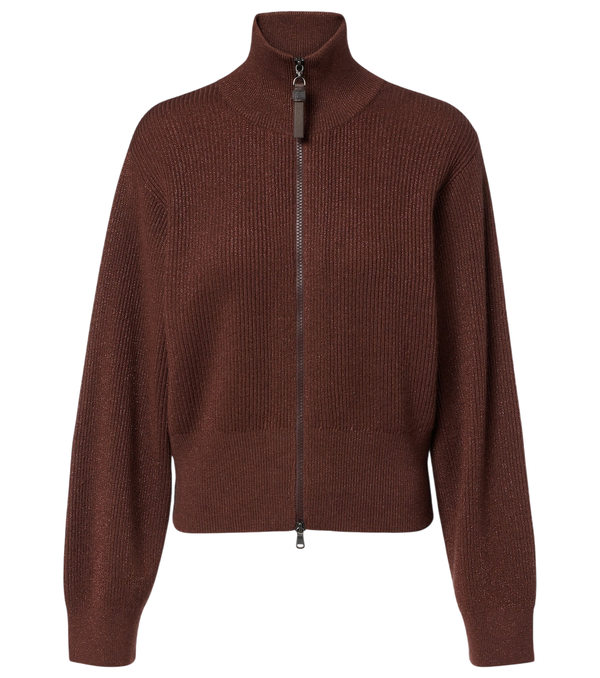 Brunello Cucinelli Monili cashmere-blend sweater