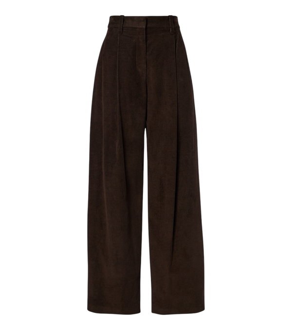 Pantalones anchos de pana con Monili de Brunello Cucinelli