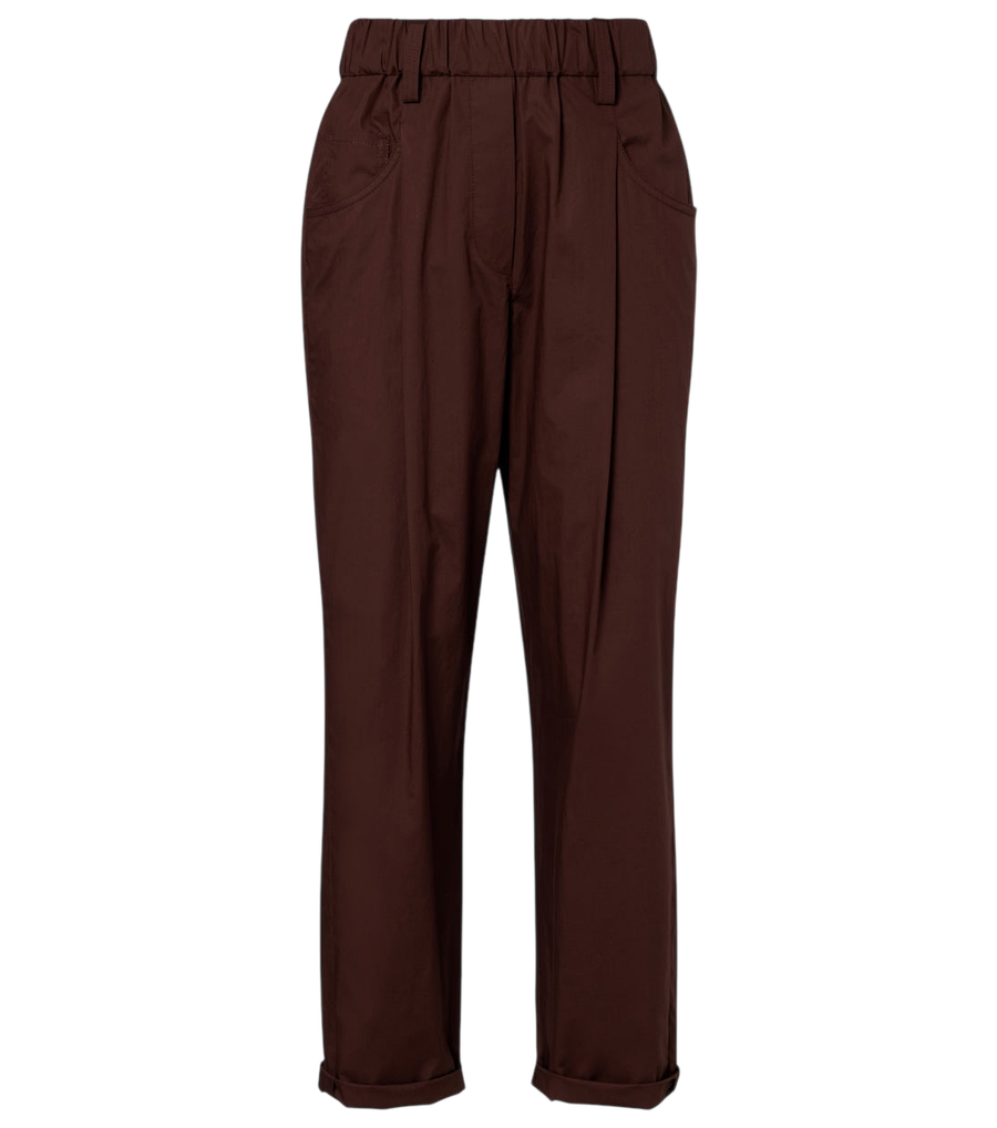 Brunello Cucinelli Monili cotton straight pants