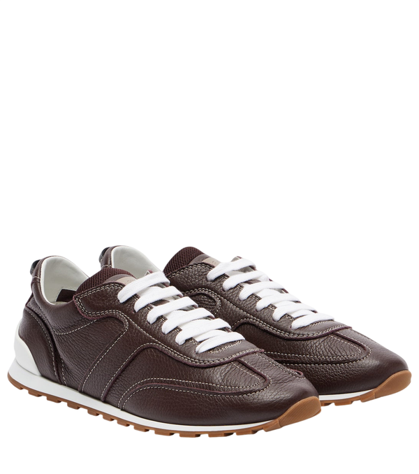Brunello Cucinelli Monili leather sneakers