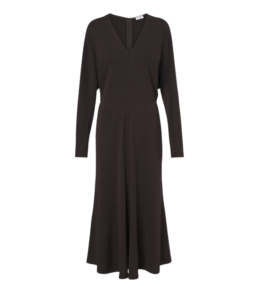 Brunello Cucinelli Vestido midi Monili