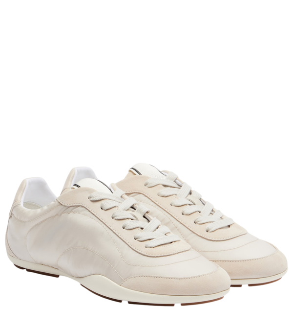 Brunello Cucinelli Monili suede-trimmed sneakers