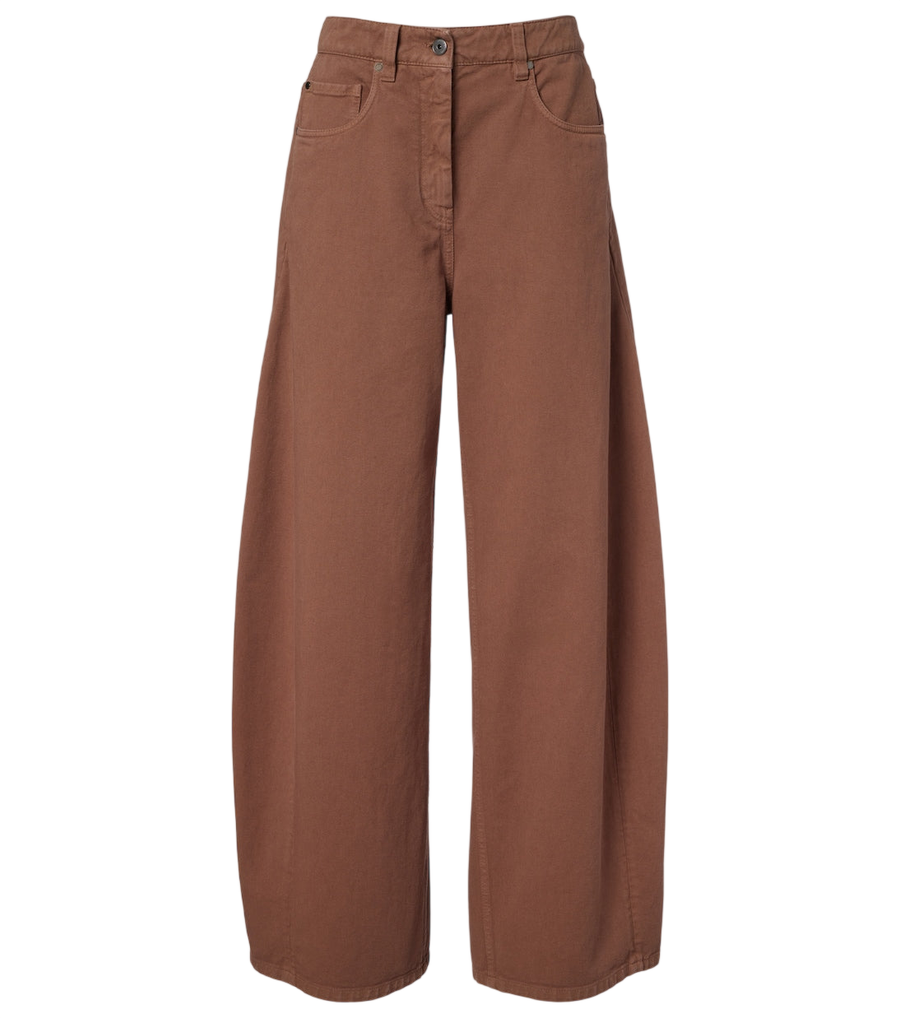 Jean large à ornements Monili Brunello Cucinelli