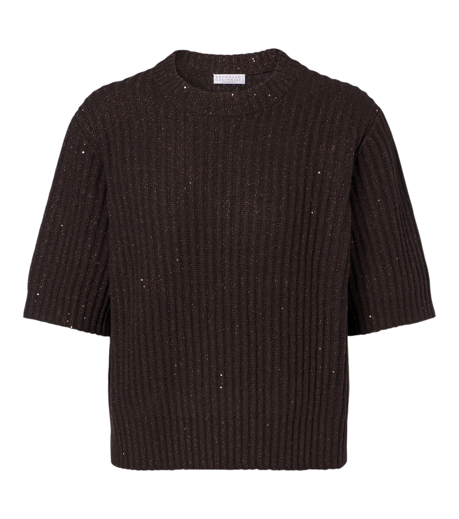 Brunello Cucinelli Ribbed-knit cashmere and wool-blend sweater