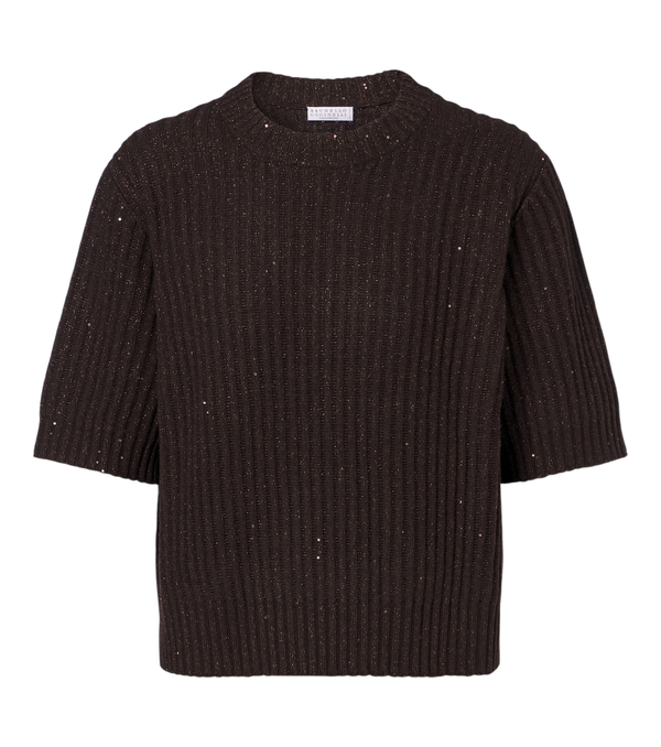 Brunello Cucinelli Ribbed-knit cashmere and wool-blend sweater