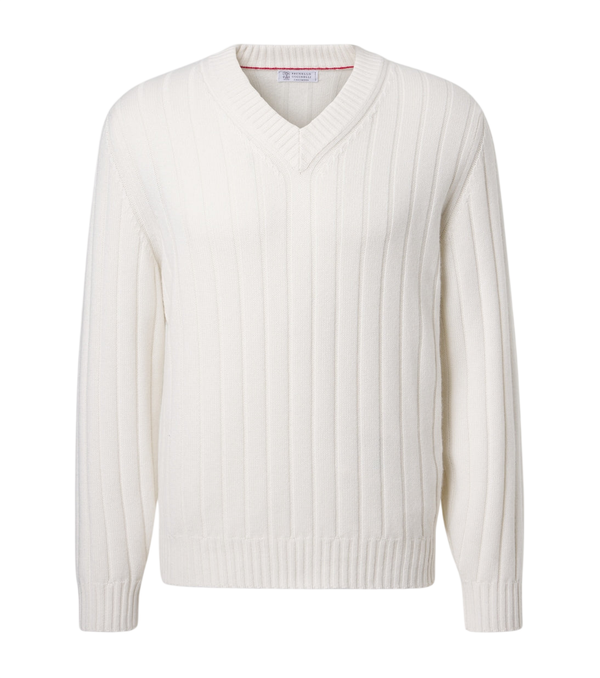 Brunello Cucinelli Ribbed-knit cashmere sweater