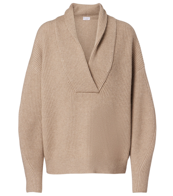 Brunello Cucinelli Ribbed-knit cashmere sweater