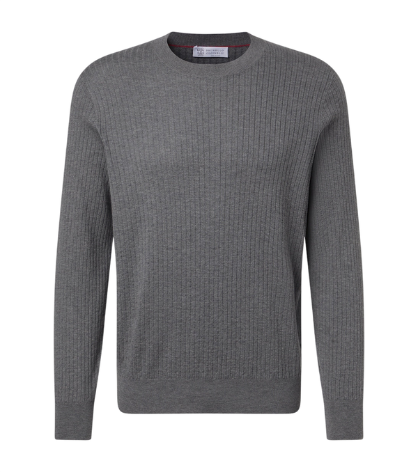 Brunello Cucinelli Ribbed-knit cotton sweater