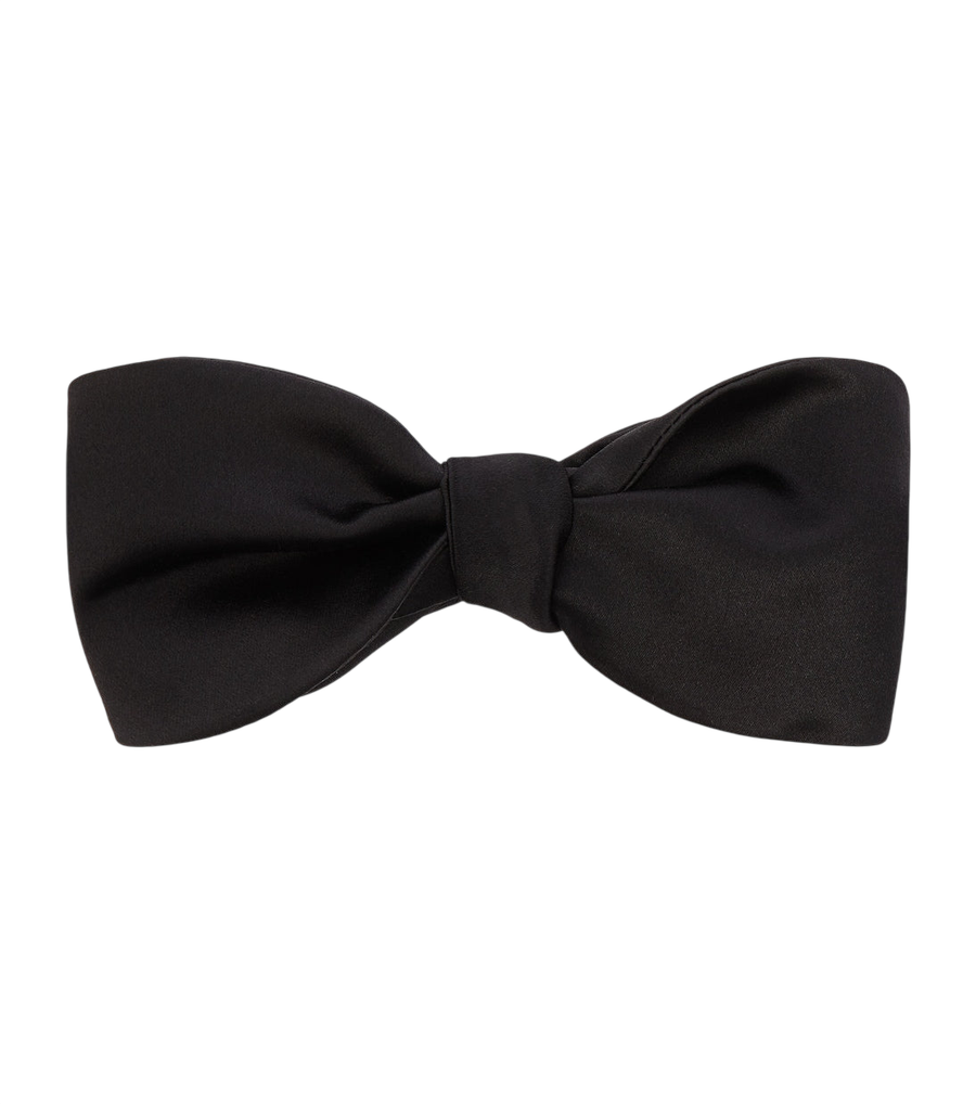 Brunello Cucinelli Silk and cotton satin bow tie