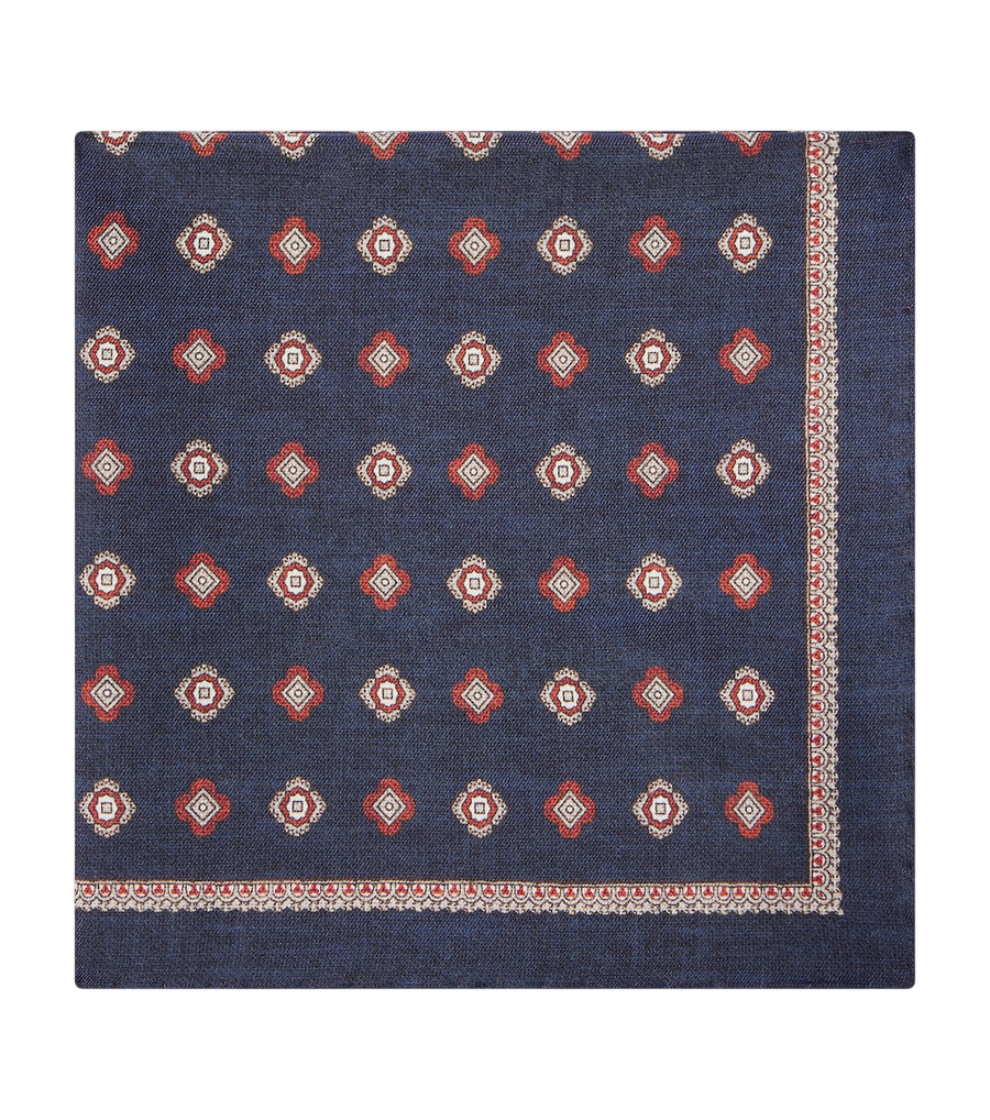 Brunello Cucinelli Silk jaquard pocket square