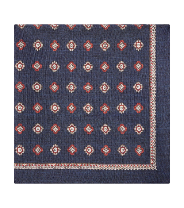 Pañuelo de bolsillo de jacquard de seda de Brunello Cucinelli