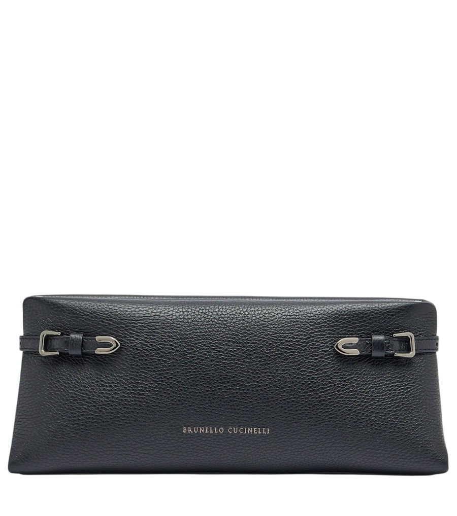 Pochette Brunello Cucinelli en cuir petit modèle