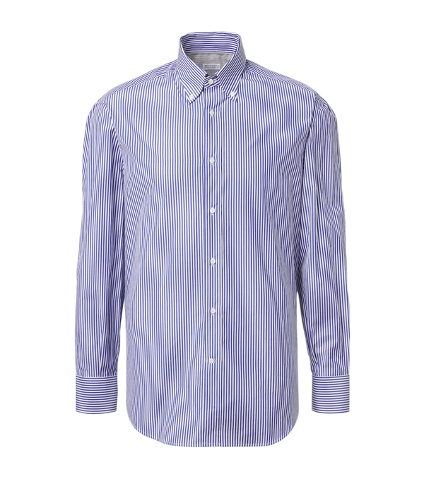 Brunello Cucinelli Striped cotton shirt