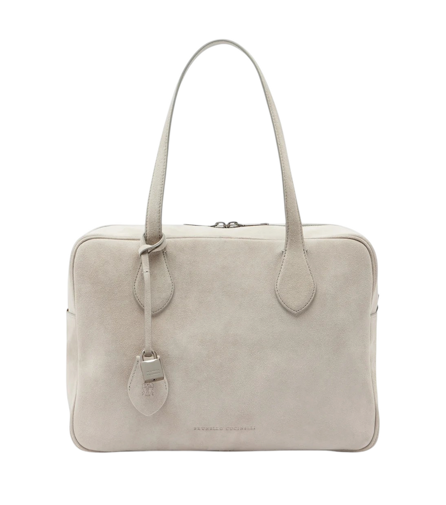 Brunello Cucinelli Suede Shoulder Bag