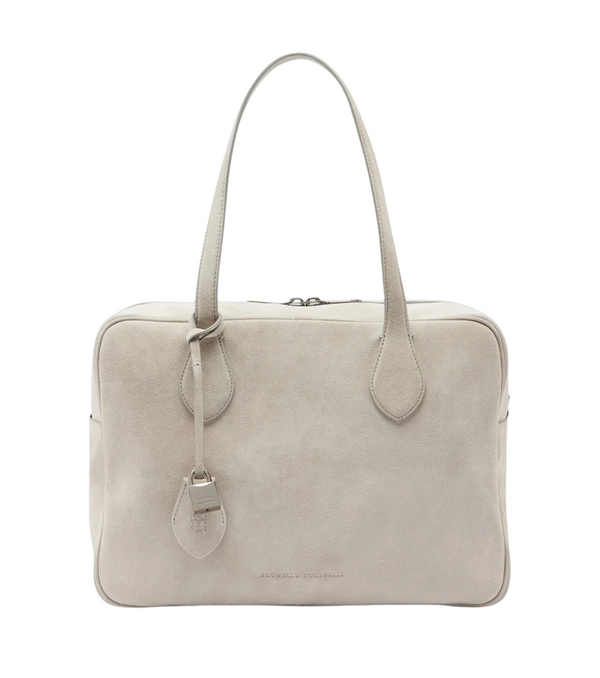 Brunello Cucinelli Suede Shoulder Bag