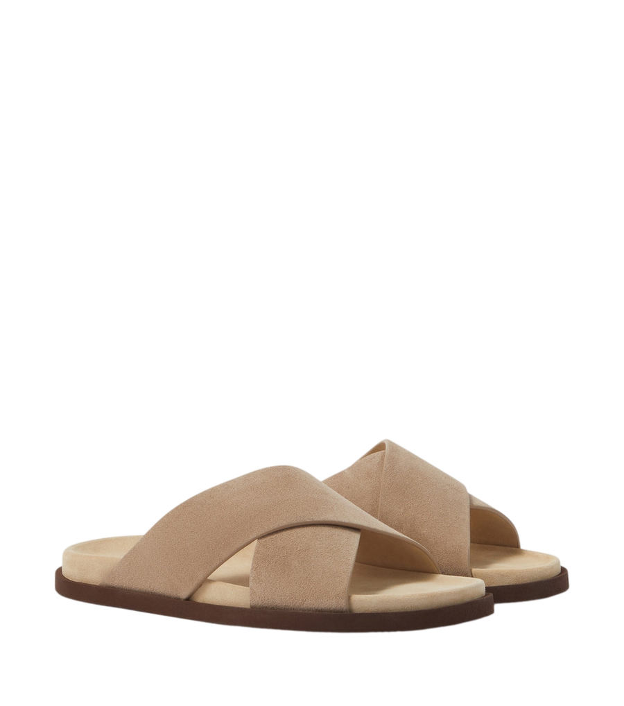 Brunello Cucinelli Suede slides