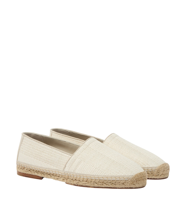 Brunello Cucinelli Espadrillas intrecciate con finiture in camoscio