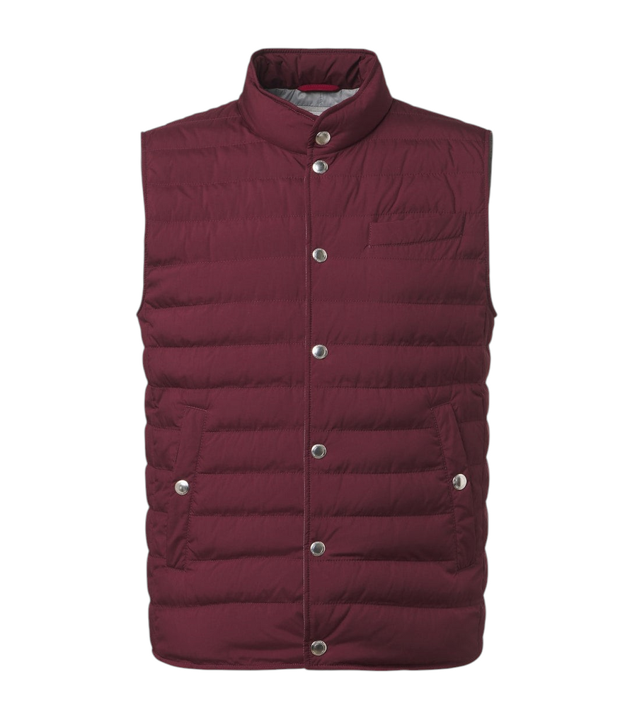 Brunello Cucinelli Technical down vest