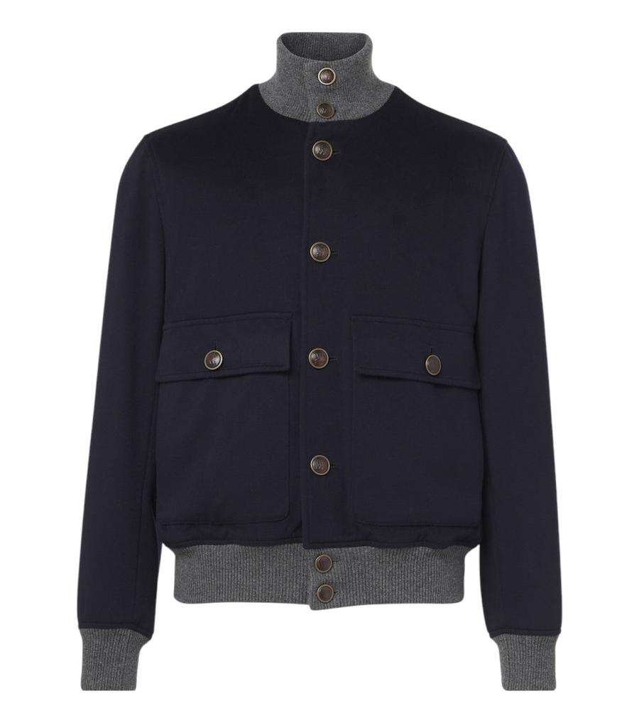 Brunello Cucinelli Virgin wool blouson jacket