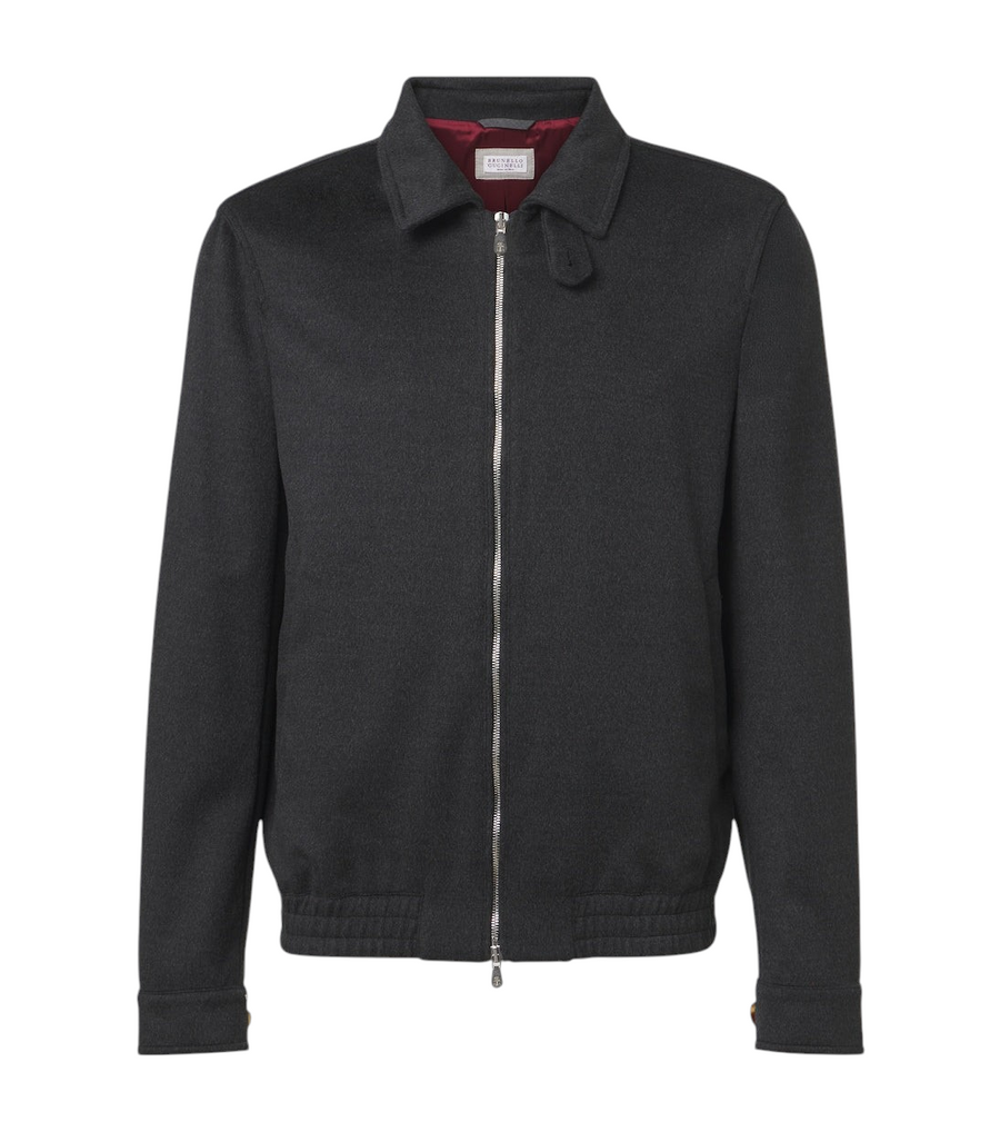 Brunello Cucinelli Virgin wool blouson jacket