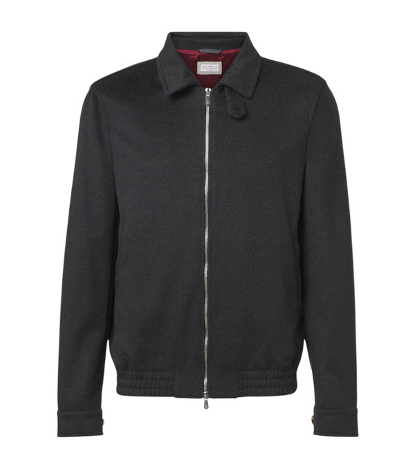 Brunello Cucinelli Virgin wool blouson jacket