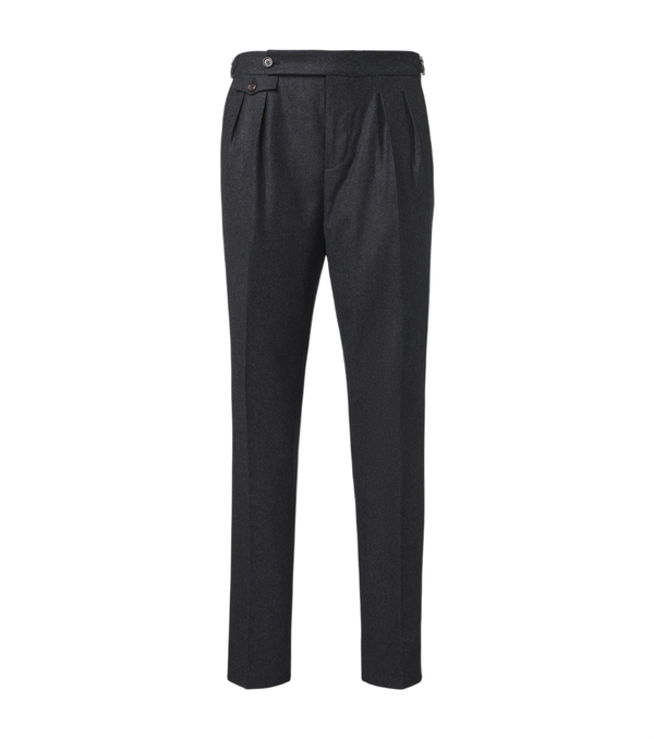 Brunello Cucinelli Virgin wool flannel slim pants