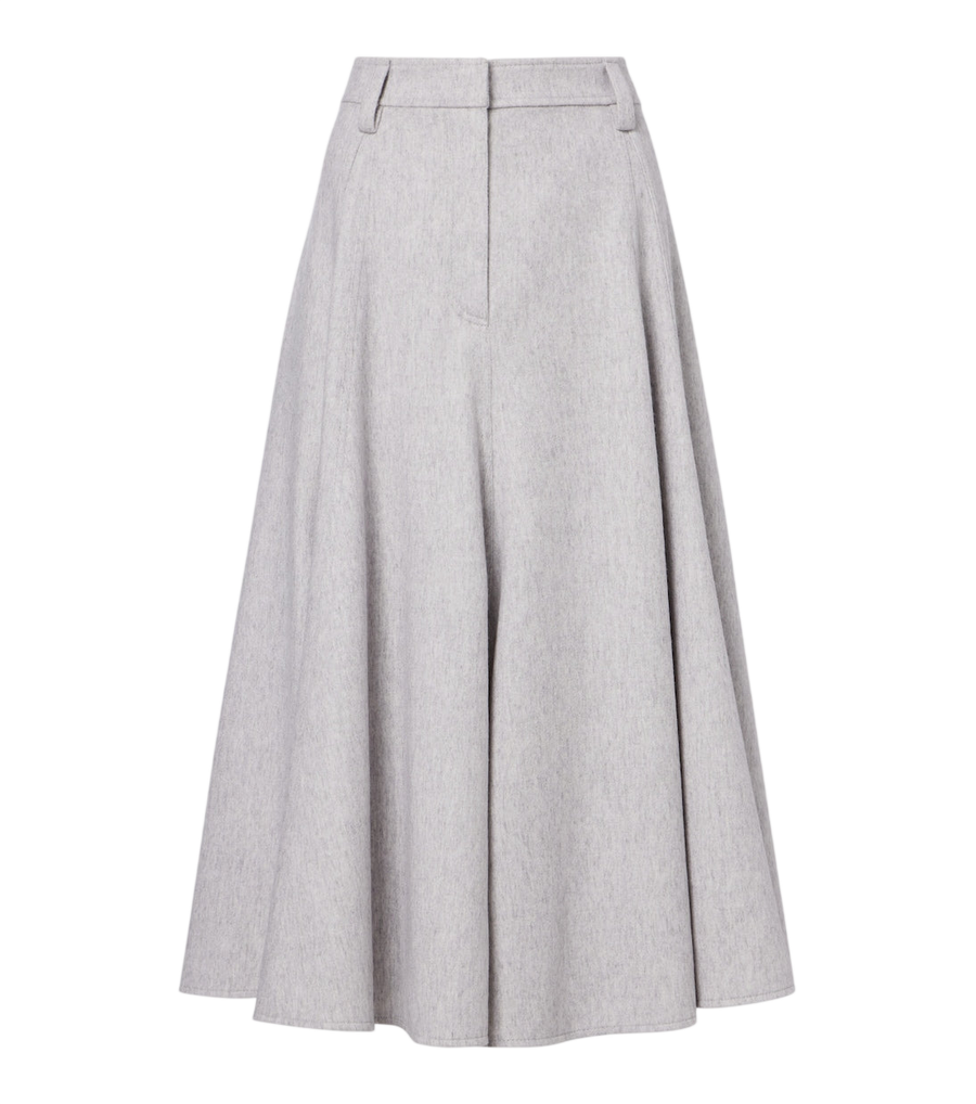 Brunello Cucinelli Virgin wool midi skirt