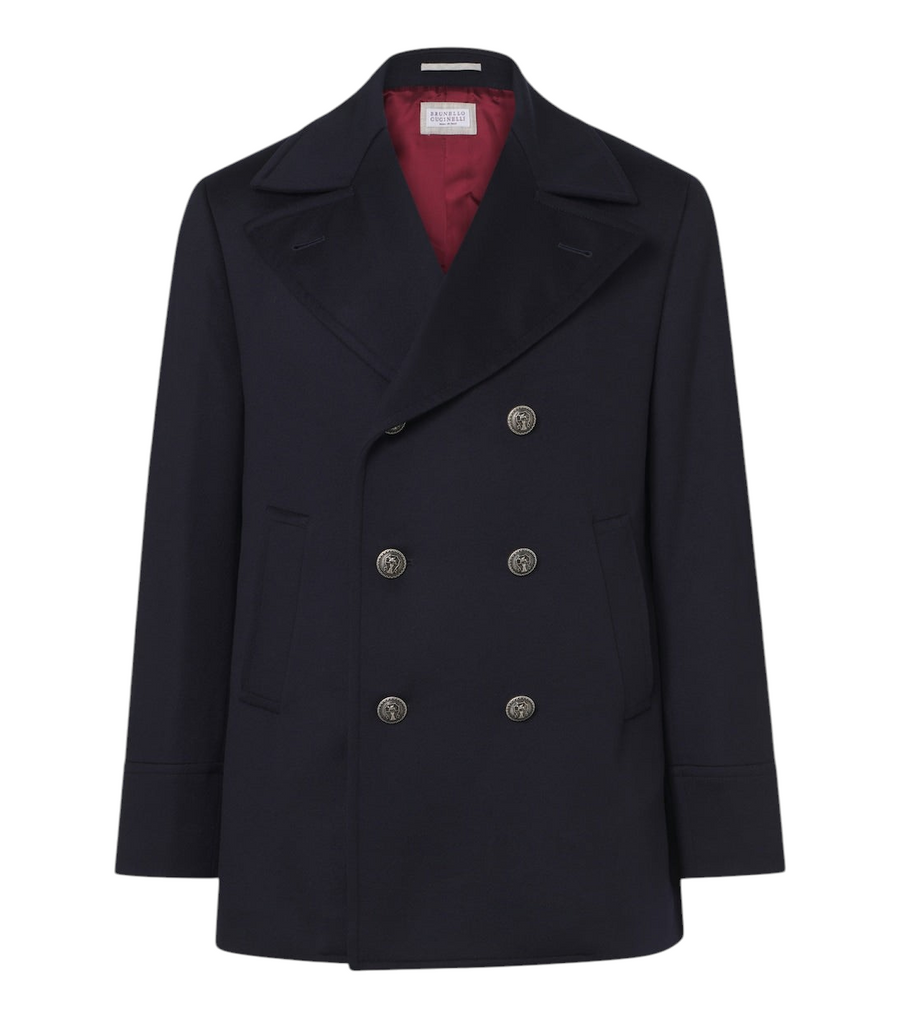Brunello Cucinelli Virgin wool peacoat