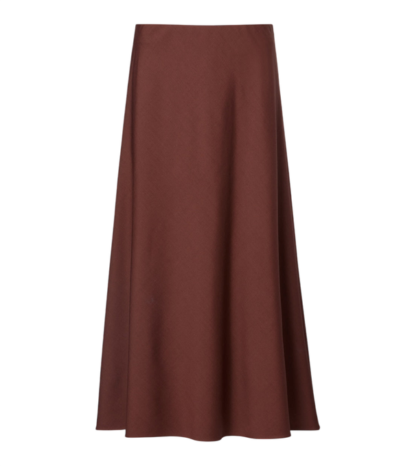 Brunello Cucinelli Wool-blend midi skirt