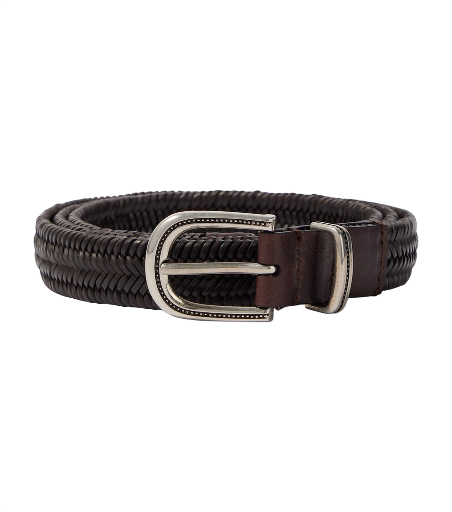Brunello Cucinelli Woven leather belt