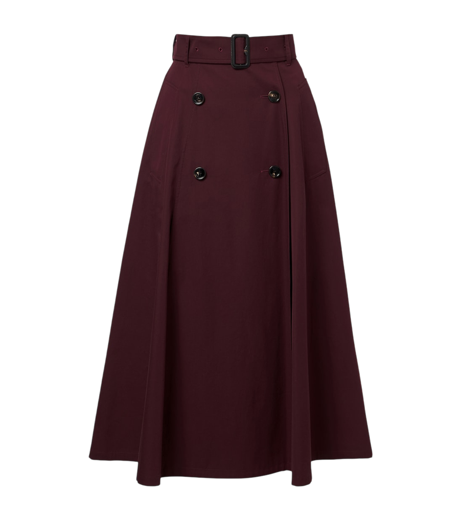 Gonna midi in cotone Brenda Burberry