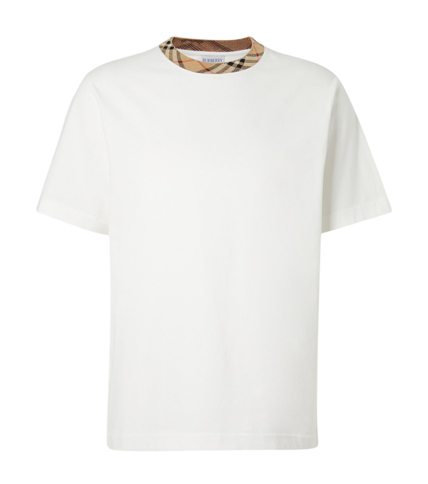Burberry Check cotton jersey T-shirt