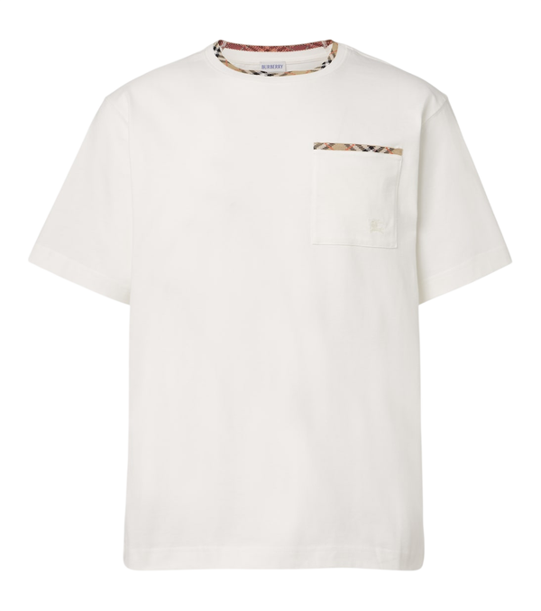 Burberry Check cotton jersey T-shirt