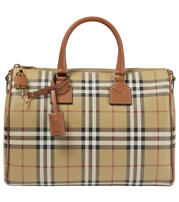 Burberry Check Medium canvas tote bag