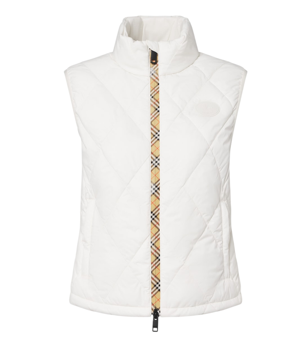 Burberry Check quilted vest