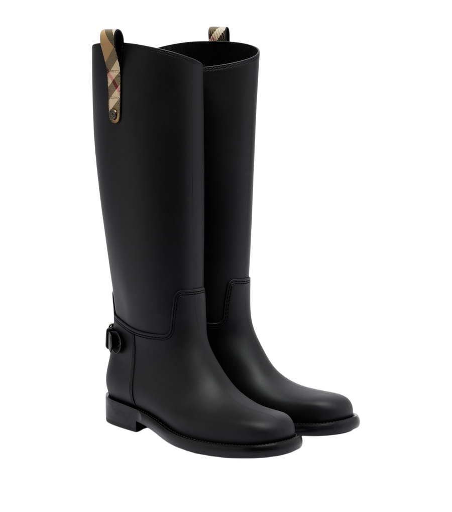 Burberry Check rain boots