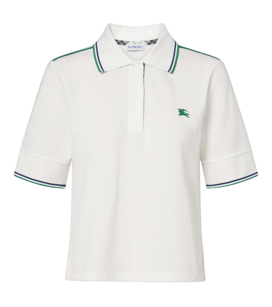 Polo en piqué de coton EKD Burberry